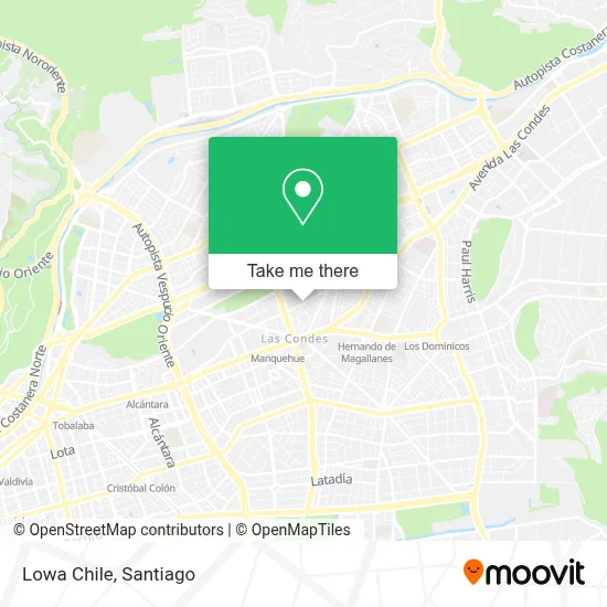 Lowa Chile map