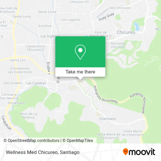 Wellness Med Chicureo map