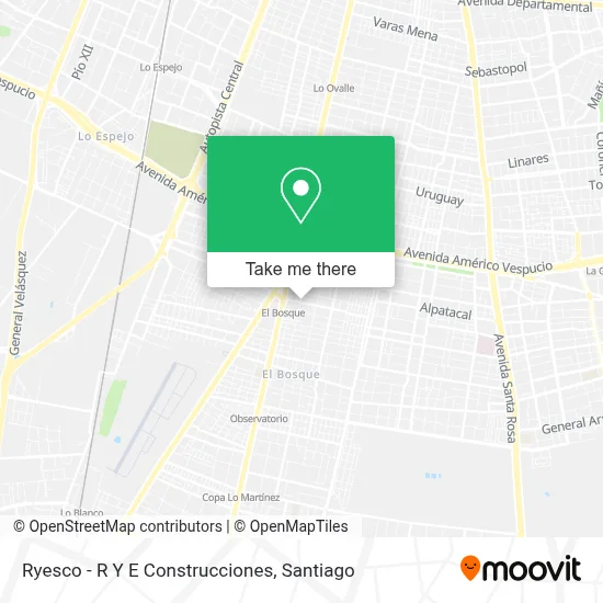 Ryesco - R Y E Construcciones map
