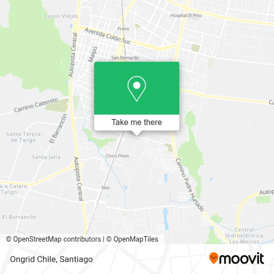 Ongrid Chile map
