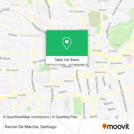 Ración De Marcha map