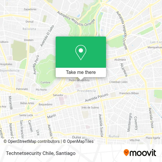Technetsecurity Chile map