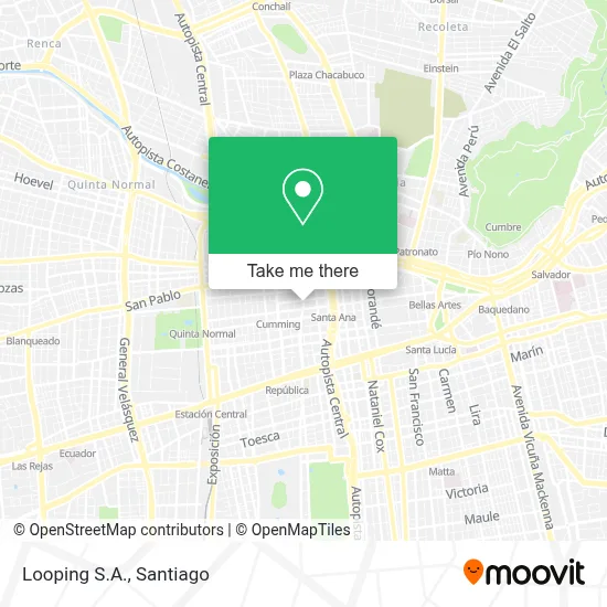 Looping S.A. map