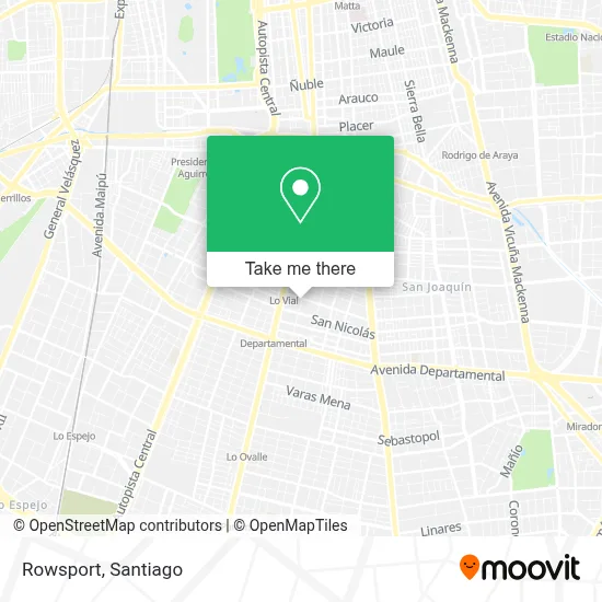 Rowsport map