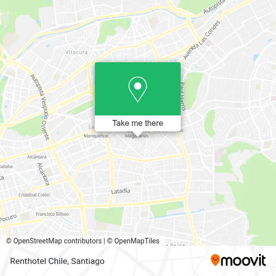 Renthotel Chile map