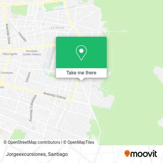 Jorgeexcursiones map