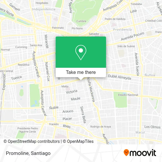Promoline map