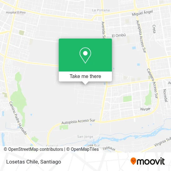 Losetas Chile map
