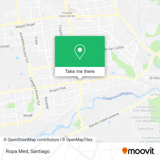 Ropa Med map