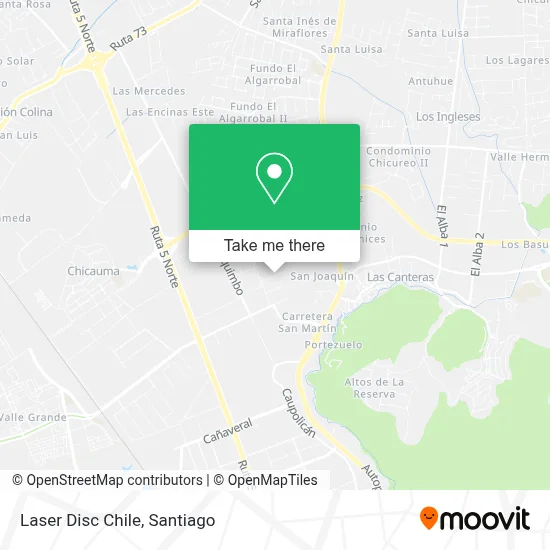 Laser Disc Chile map