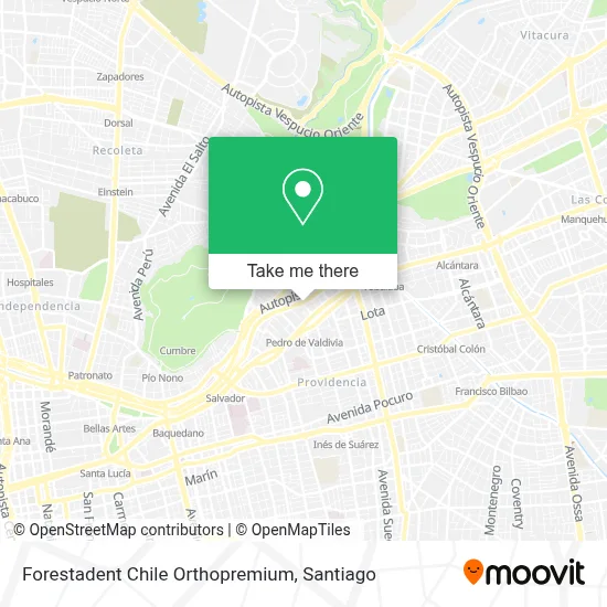 Forestadent Chile Orthopremium map