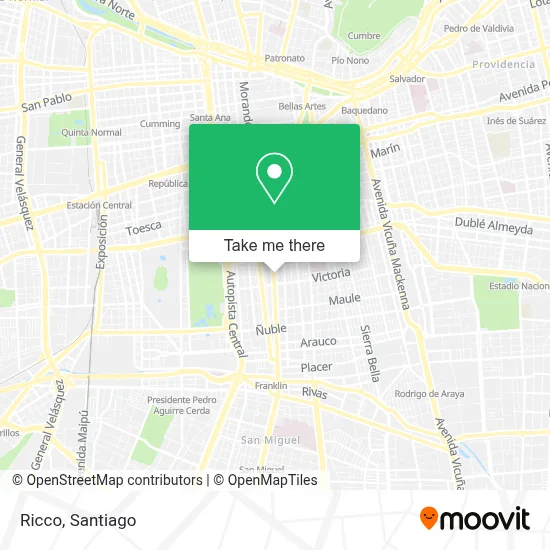 Ricco map
