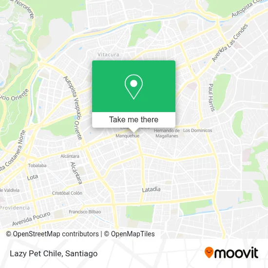 Lazy Pet Chile map