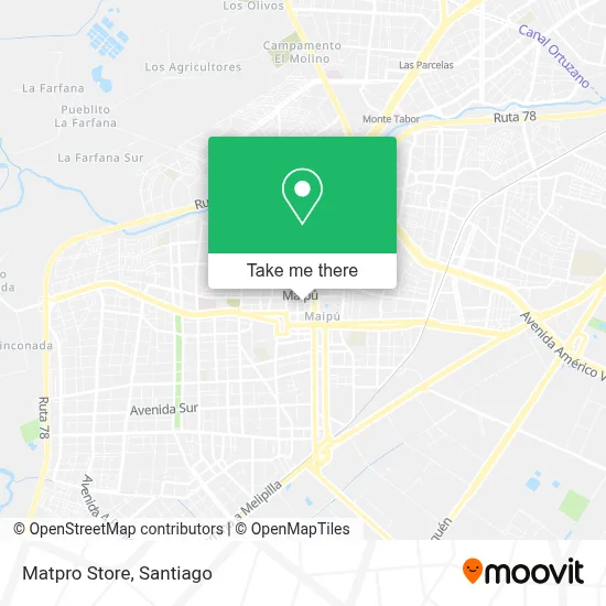 Matpro Store map