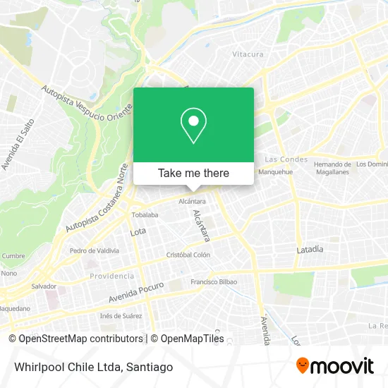 Whirlpool Chile Ltda map