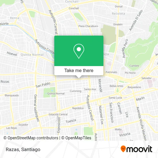 Razas map
