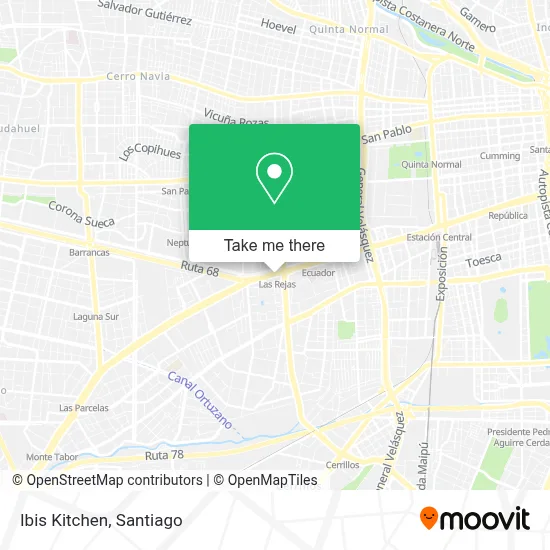 Ibis Kitchen map