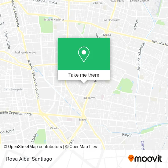 Rosa Alba map
