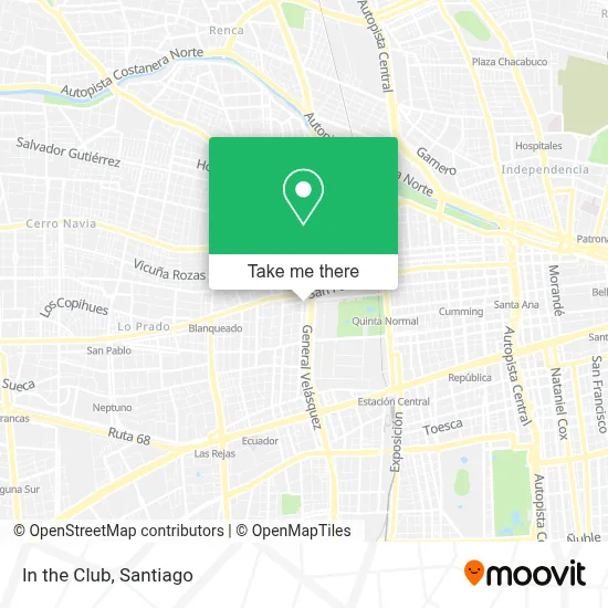 In the Club map