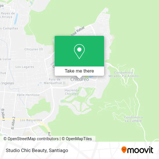 Studio Chic Beauty map
