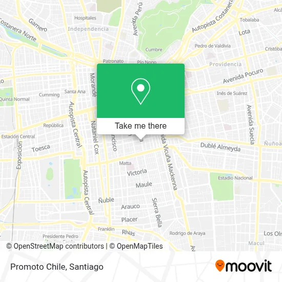Promoto Chile map