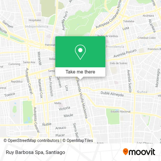 Ruy Barbosa Spa map