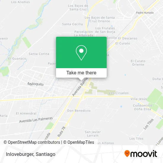 Inloveburger map