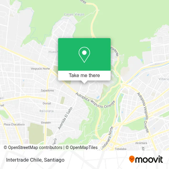 Intertrade Chile map