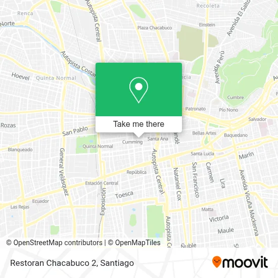 Restoran Chacabuco 2 map