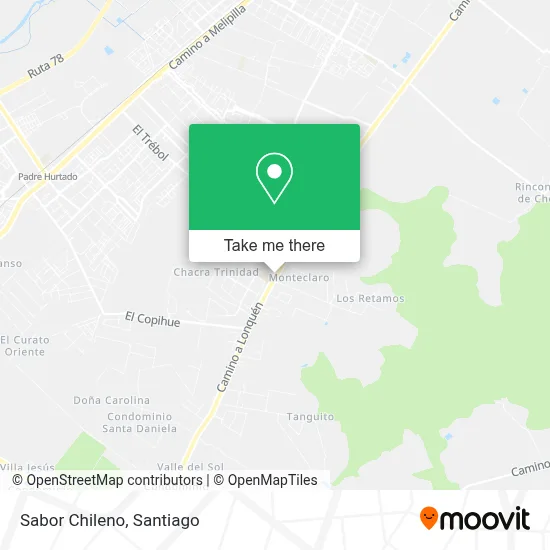 Sabor Chileno map