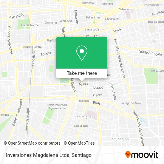 Inversiones Magdalena Ltda map