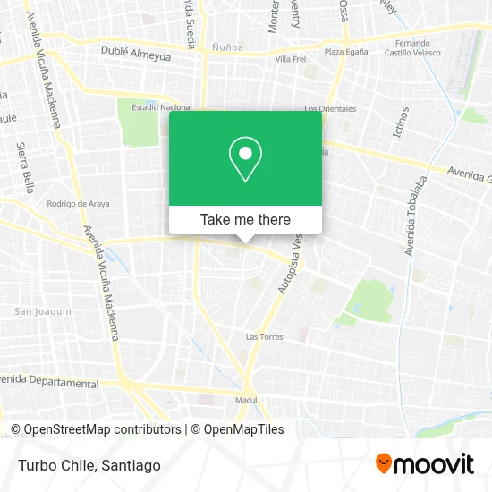 Turbo Chile map