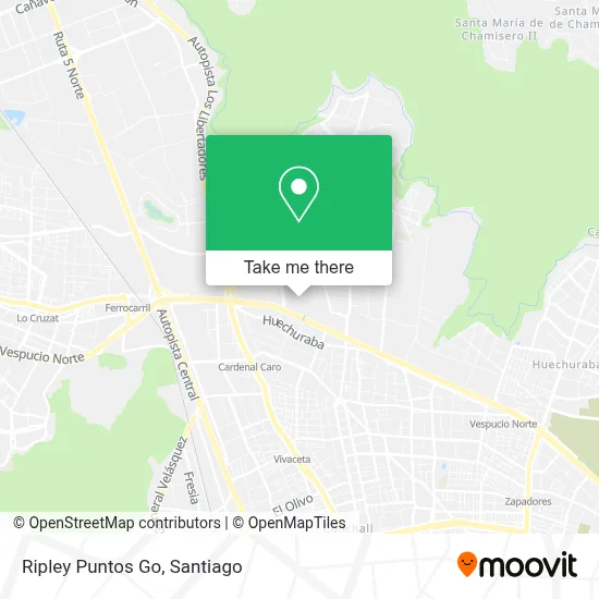 Ripley Puntos Go map