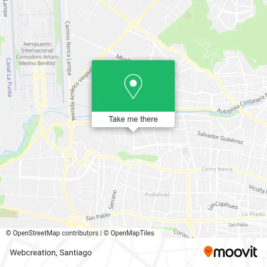 Webcreation map