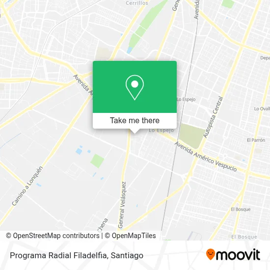 Programa Radial  Filadelfia map