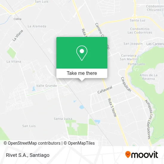 Rivet S.A. map