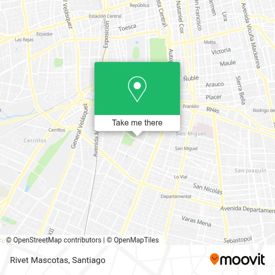 Rivet Mascotas map