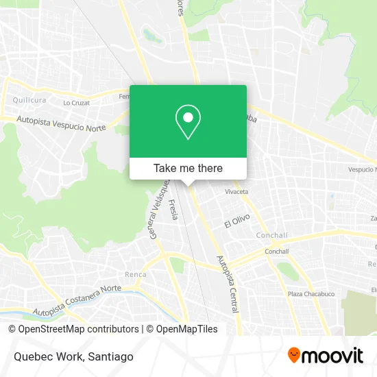 Quebec Work map