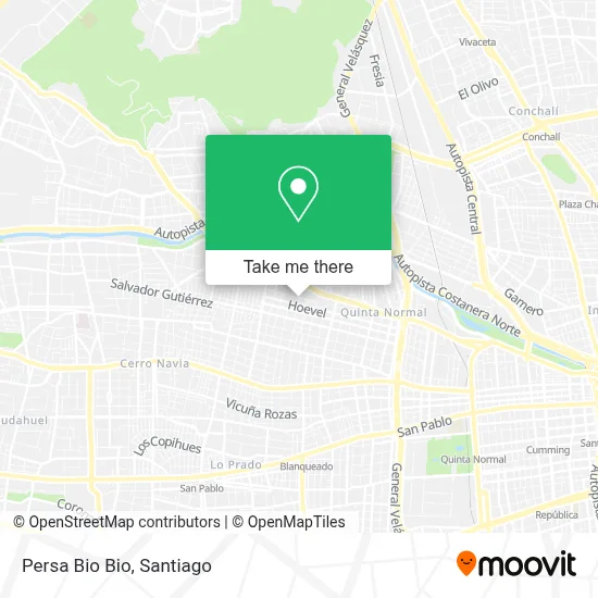 Persa Bio Bio map