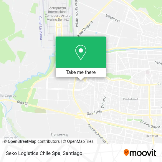 Seko Logistics Chile Spa map