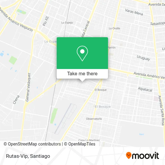 Rutas-Vip map