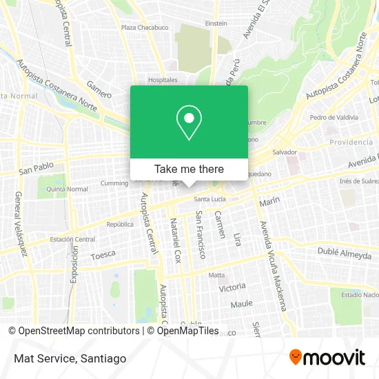 Mat Service map