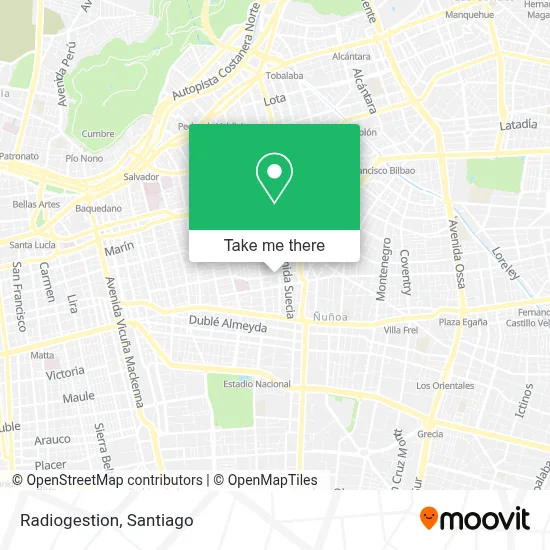 Radiogestion map