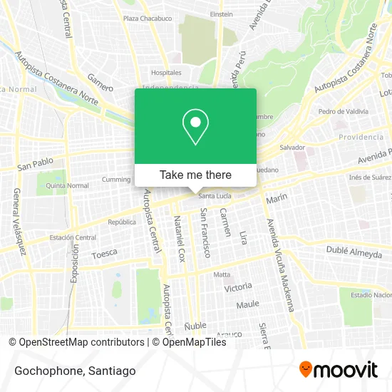 Gochophone map