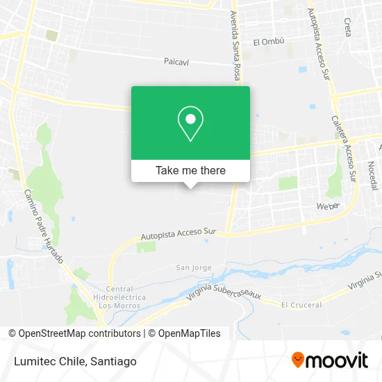 Lumitec Chile map