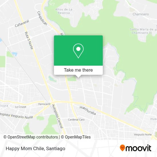 Happy Mom Chile map