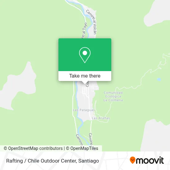 Rafting / Chile Outdoor Center map