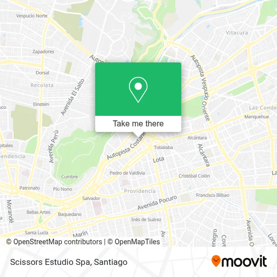 Scissors Estudio Spa map