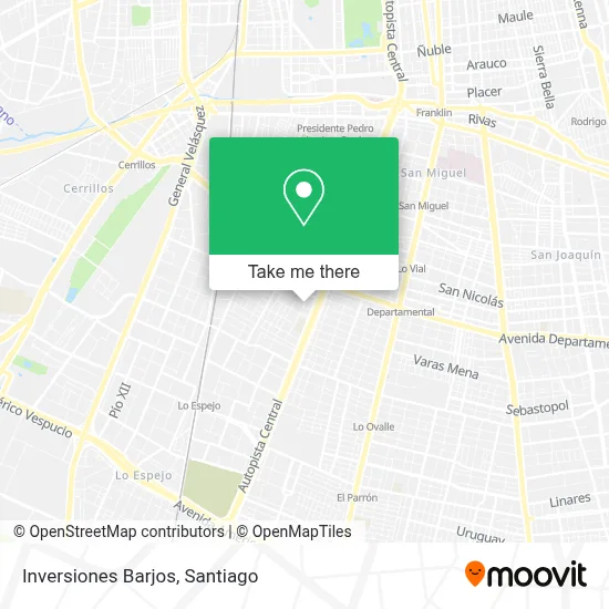 Inversiones Barjos map