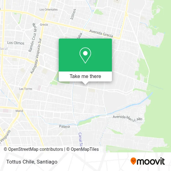 Tottus Chile map